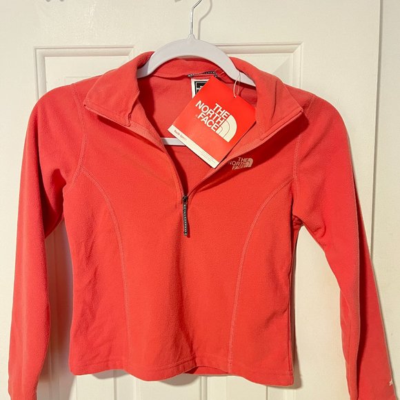 NWT The North Face Sparrow Pink 1/4 zip  pullover  sz S - Picture 1 of 8